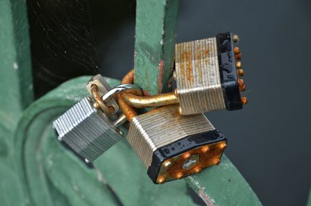 Antique lock security photo
