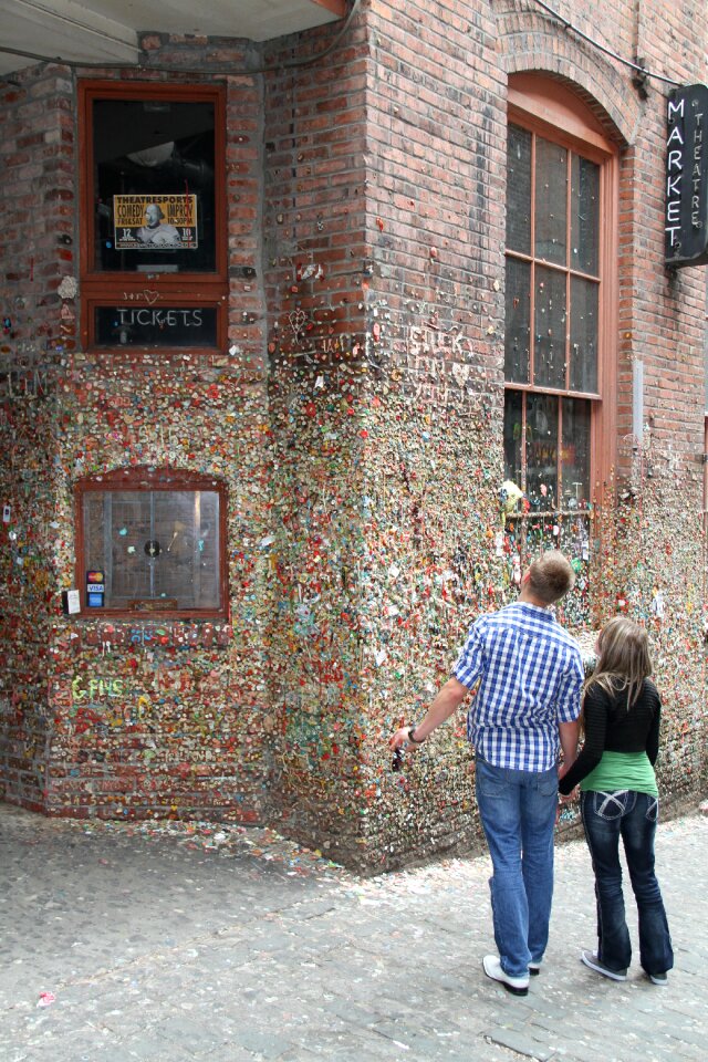 Facade dirty masonry