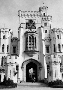 Hluboká castle architecture