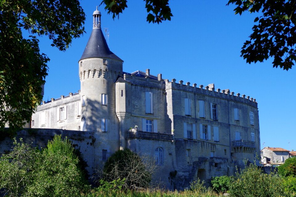 Castle jonzac landscape