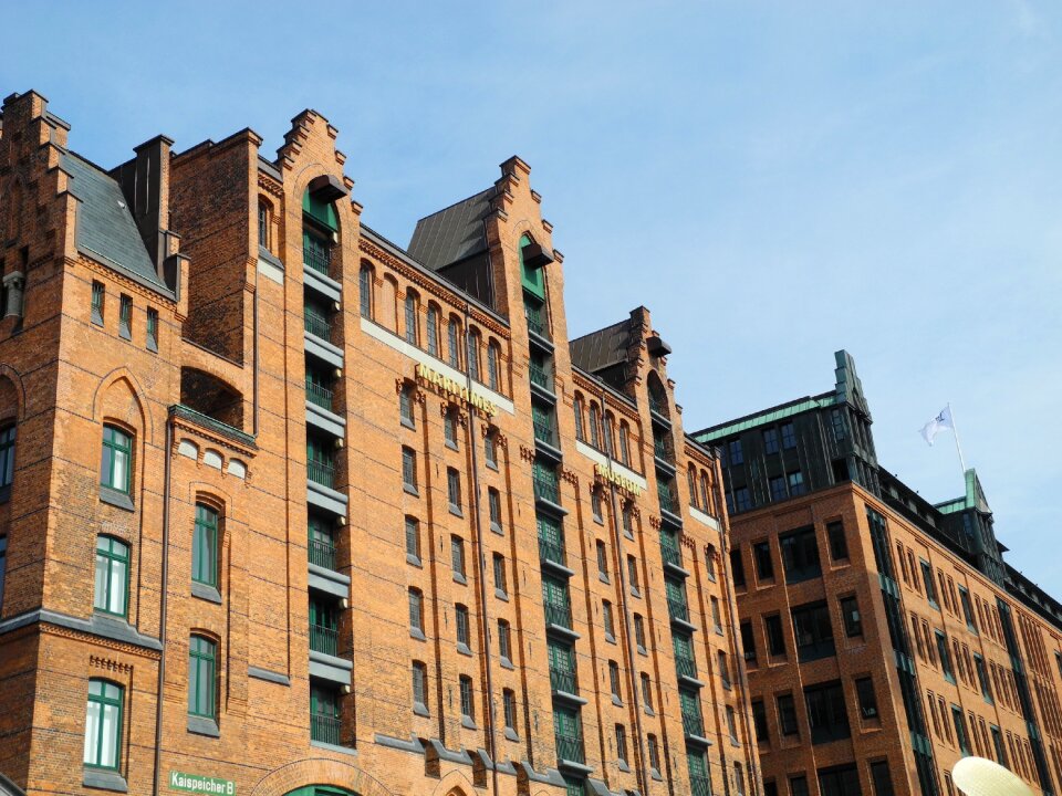 Hamburg speicherstadt structures