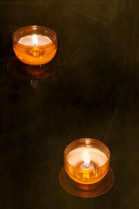 Christmas sacrificial lights flame