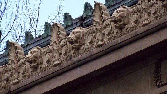 Roof sculpture decorative photo