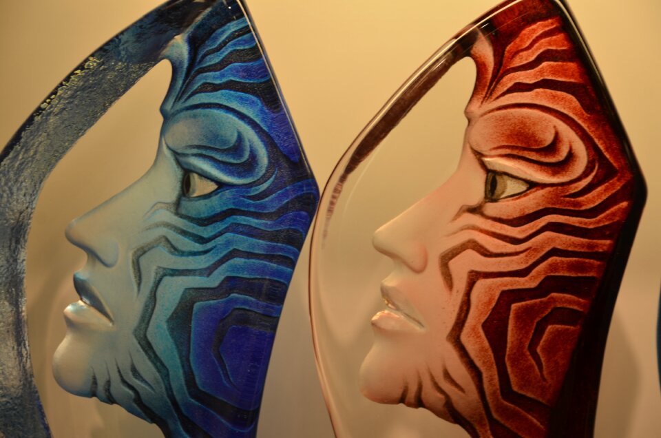 Glassware transparent art