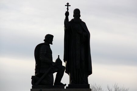 Memorial kulikovo field clouds