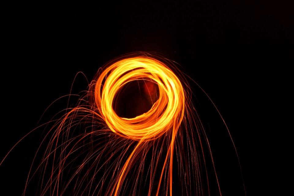 Drawing with light round light