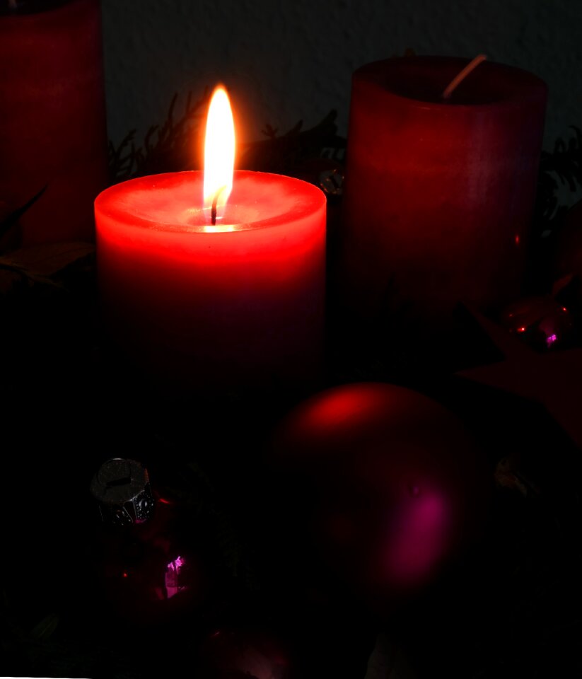 Candle flame meditative