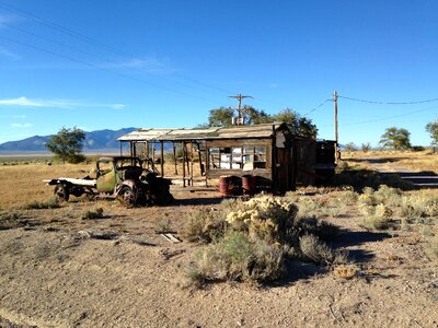Shack shed desert