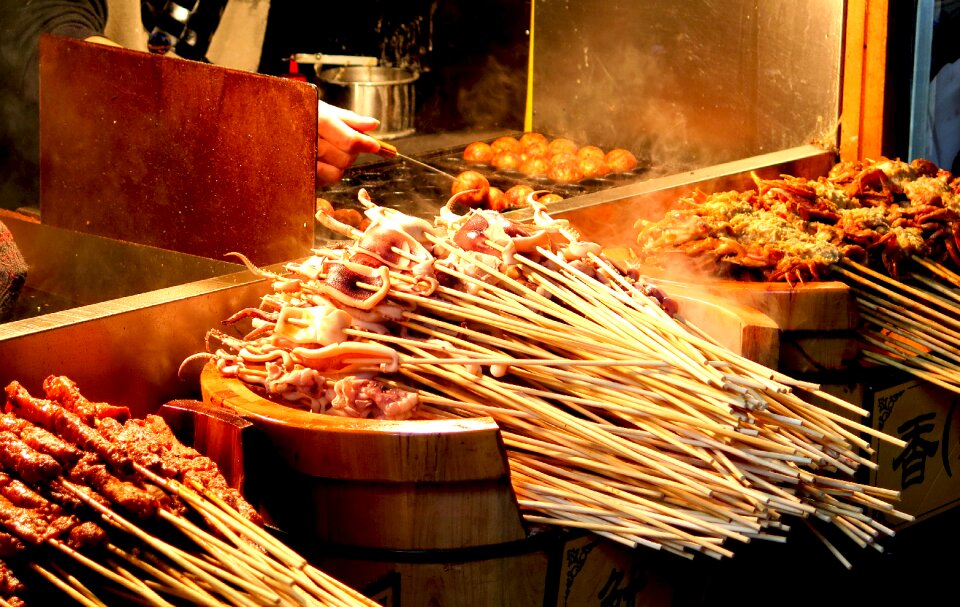 Food squid deep fried