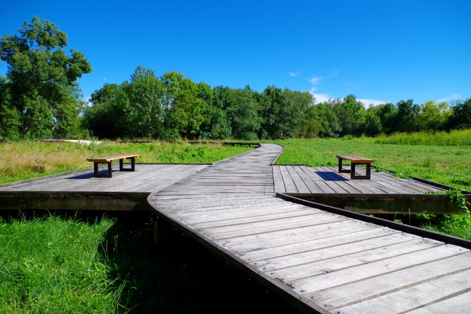 Bench promenade jonzac