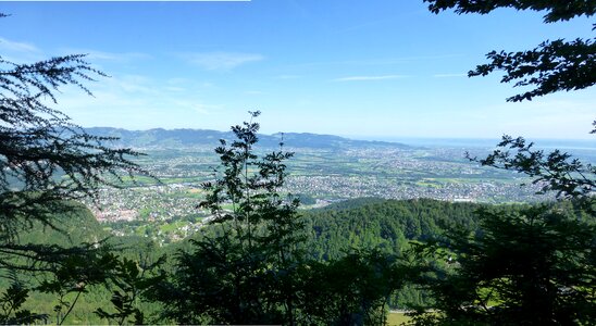 Rhine valley swabian sea view photo