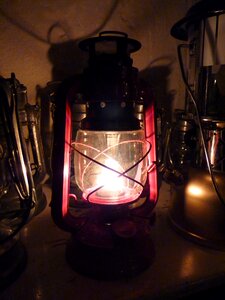 Lamp light dark photo