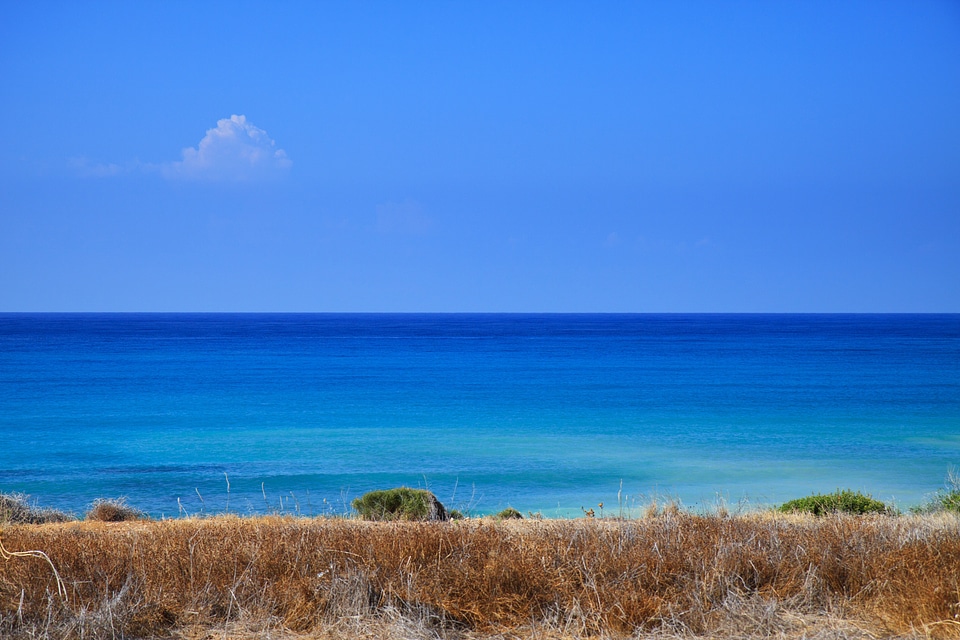 Coastline landscape nature