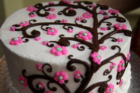 Birthday baked frosting