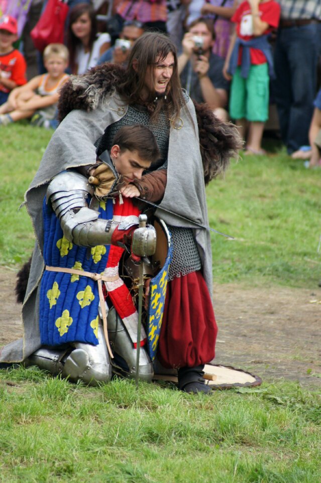 Knight fight the middle ages