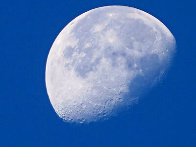 Silver moon sky and moon beauty