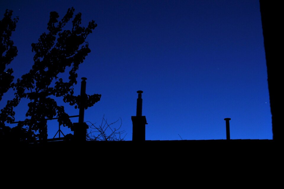 Dark at night nightfall