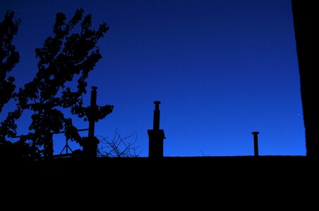 Dark at night nightfall