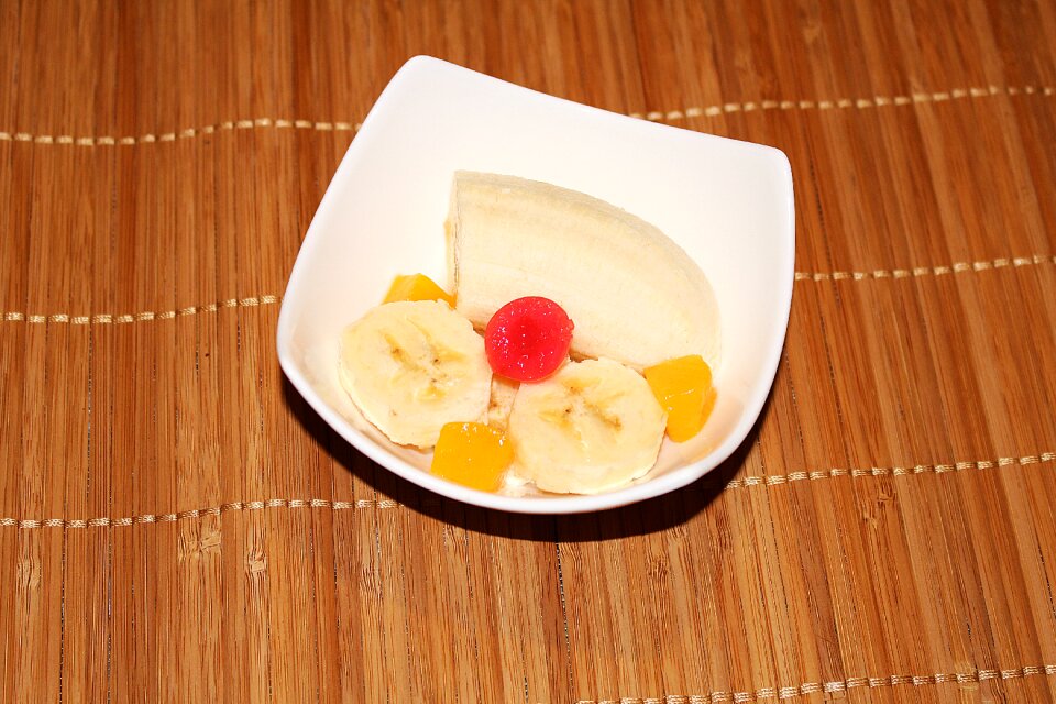 Fruits banana fruit bowl photo