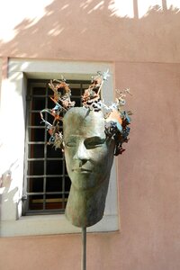 Sculpture head bronze