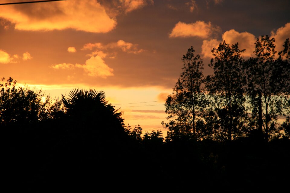 Sunset shadow twilight