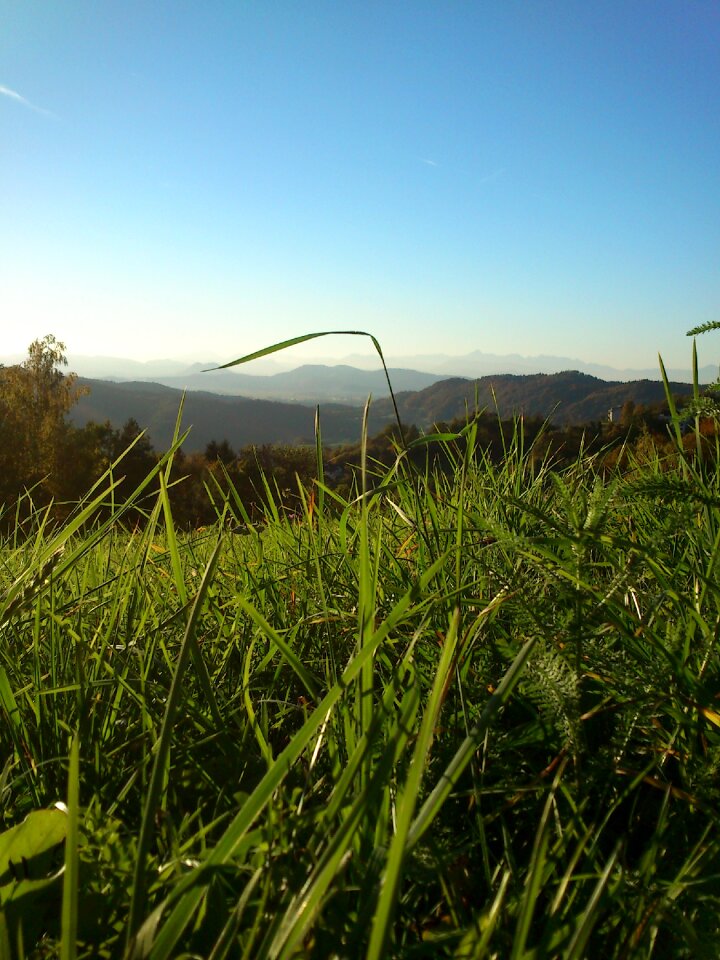 Blue nature mountain