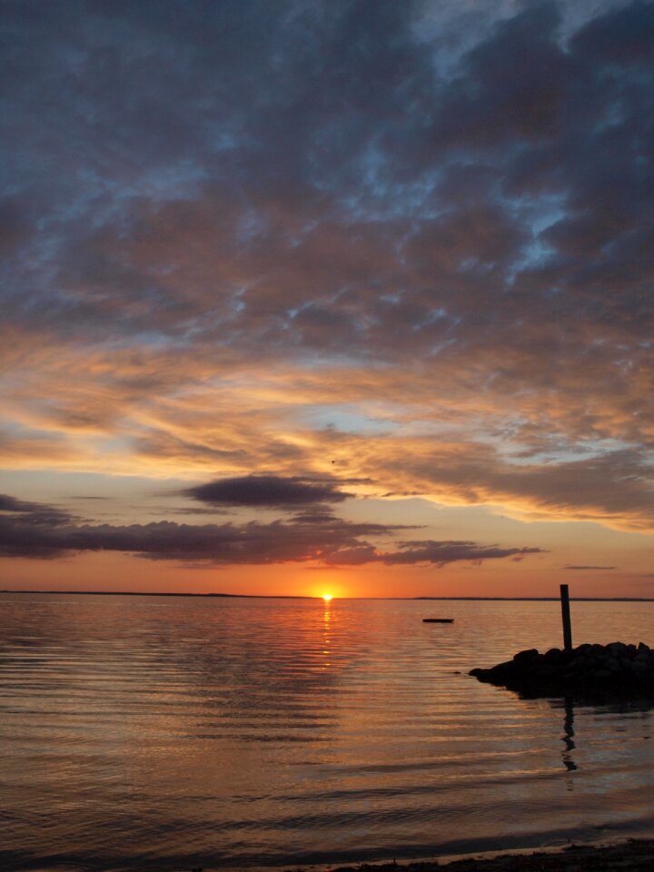 Abendstimmung romance baltic sea