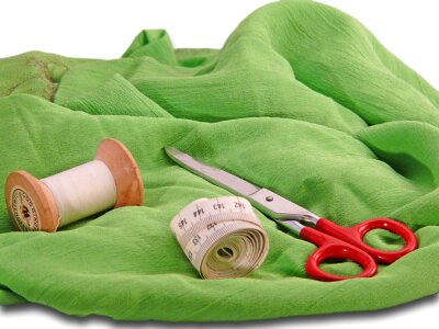 Thread a pair of scissors garment gear