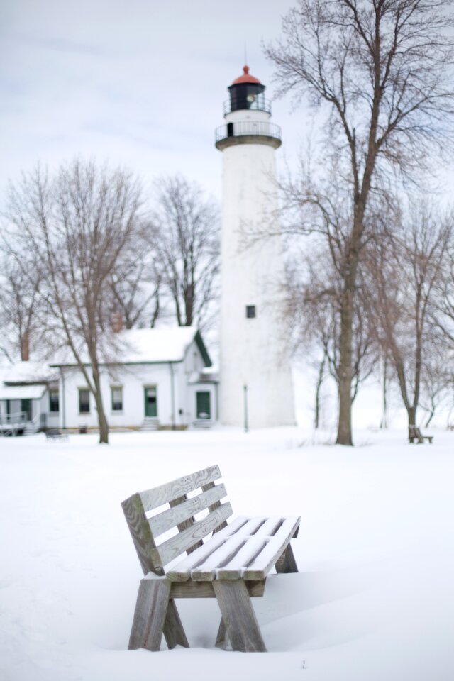 Winter snowy snow