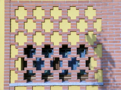 Bricks window building