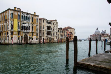 Venice canal grande italy photo