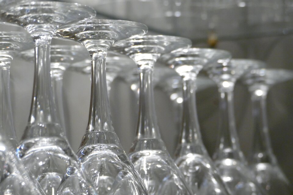 Transparent bar crystal glass