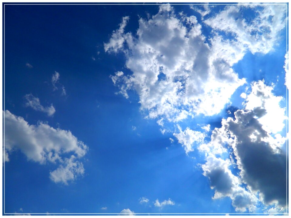 The sky sky the clouds