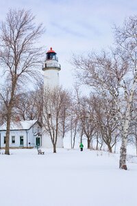 Snowy snow house