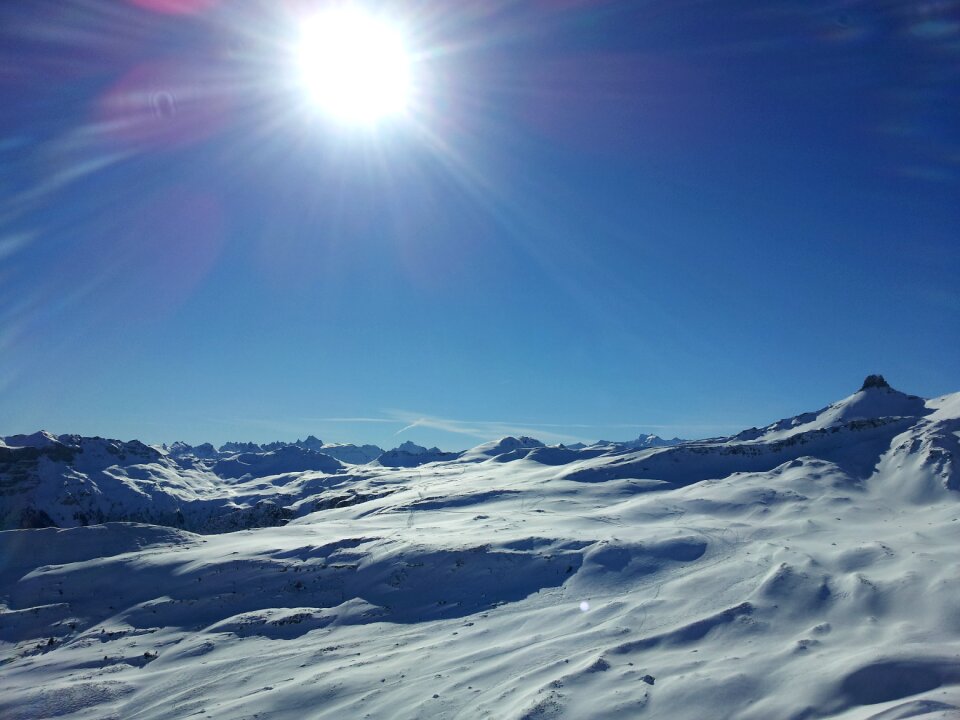 Sunny sun winter