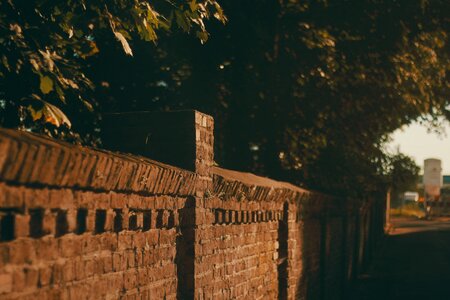 Aged brickwork ancient