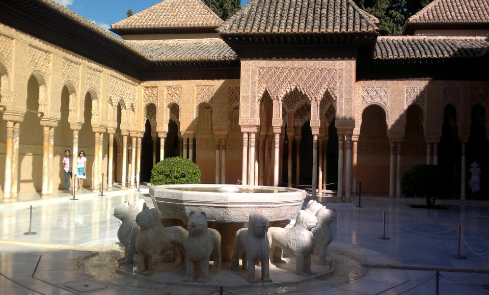 Granada andalucia fountain of the lions