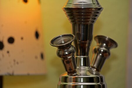 Shisha smoking arabic