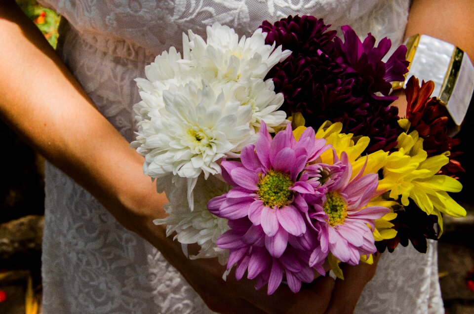 Bouquet flowers marriage