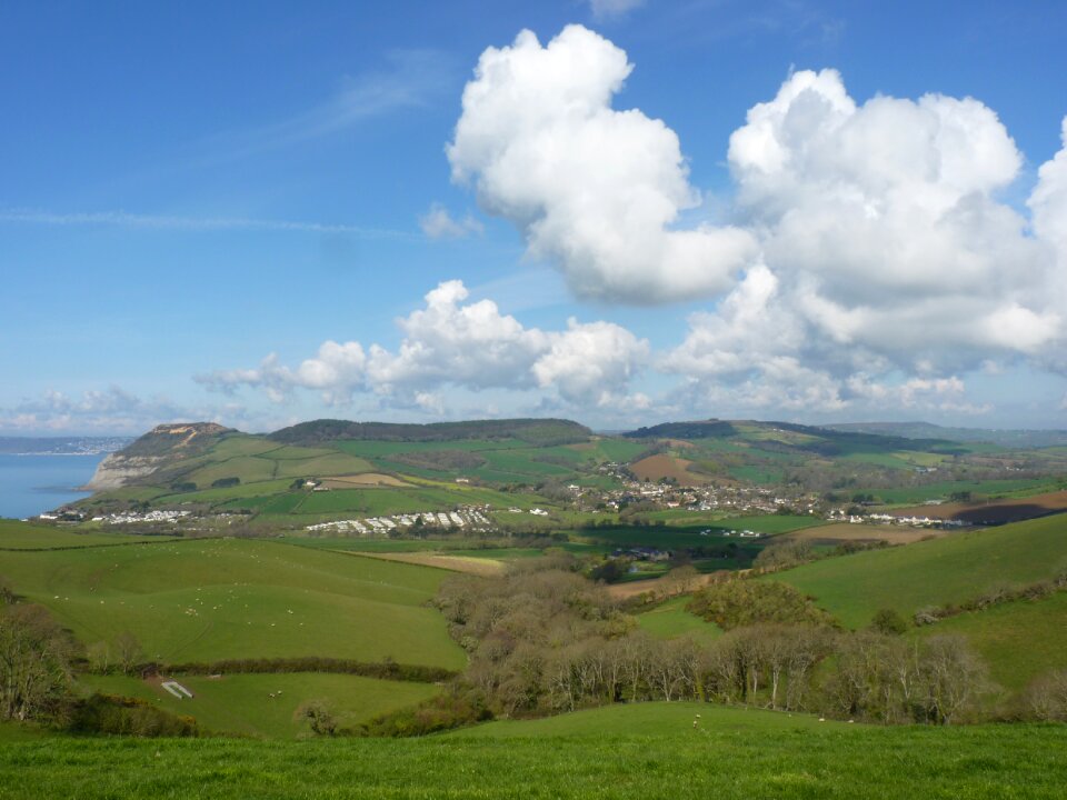 Landscape clouds photo