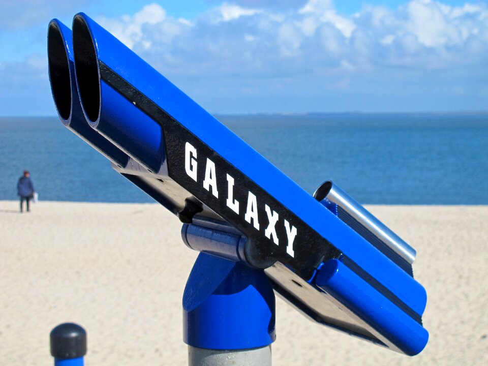 Beach sea galaxy