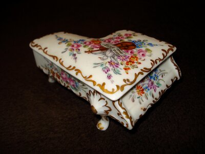 Hand painting miniature porcelain