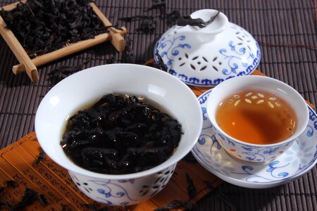 Tea da hong pao tea cup photo