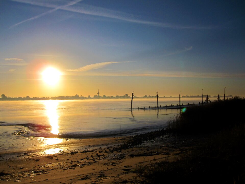 Water ocean morgenstimmung