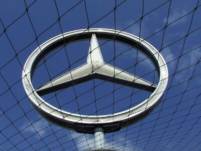 Mercedes star star car logo photo