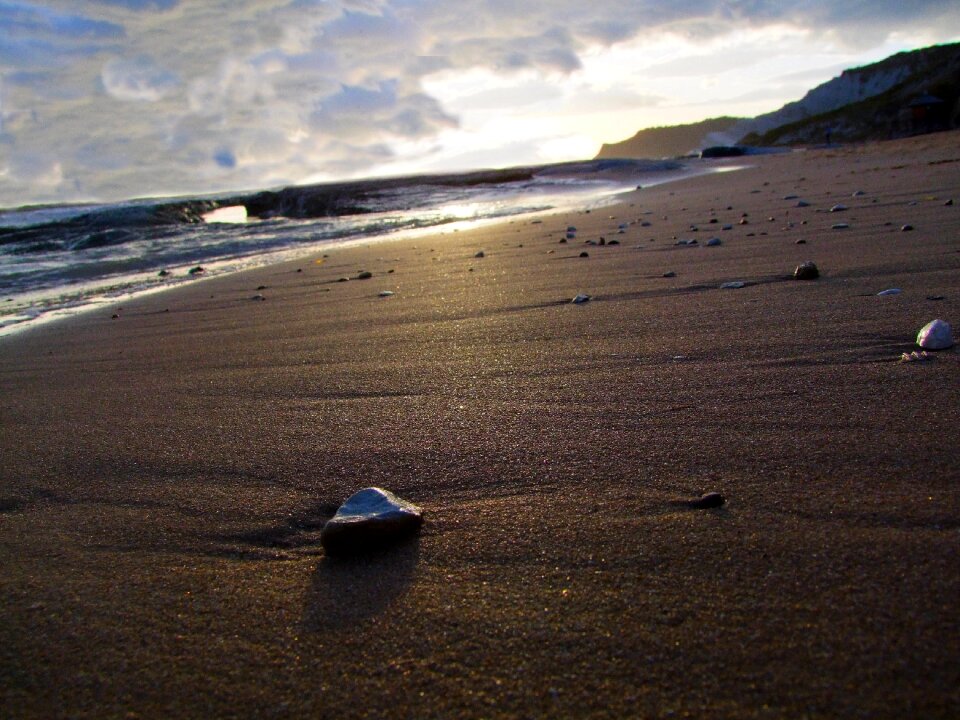 Relaxation seascape sunset
