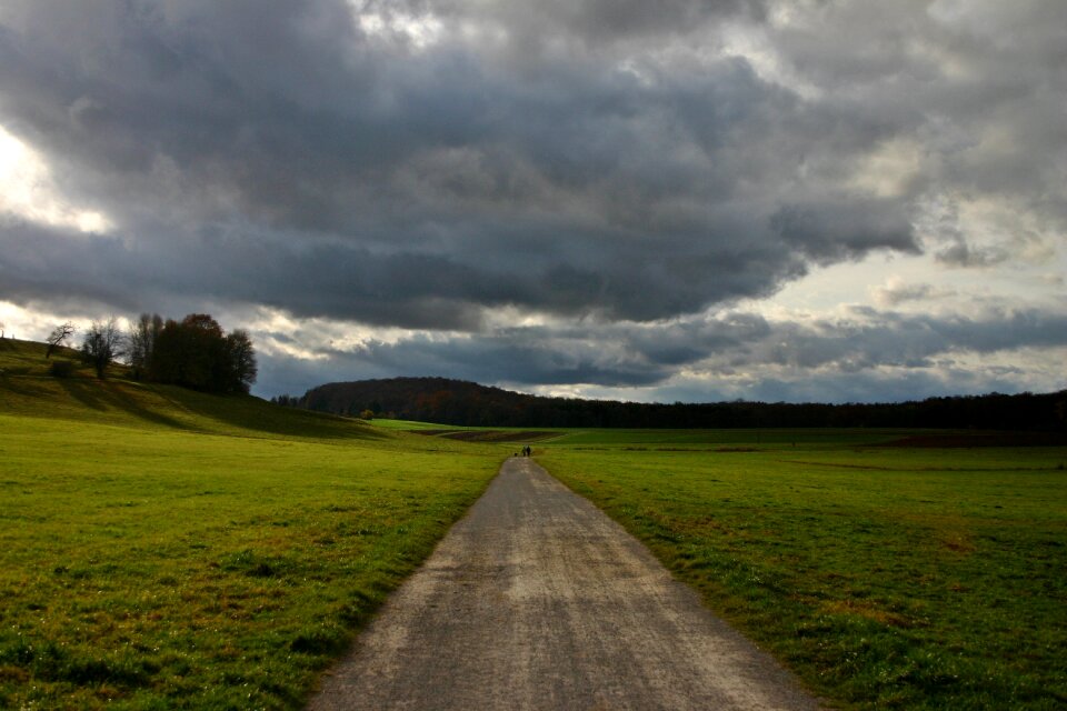 Forward rain clouds grey