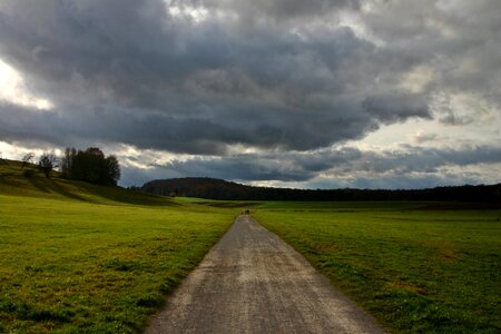 Forward rain clouds grey