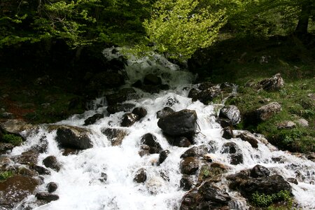 Landscape mountain foam photo