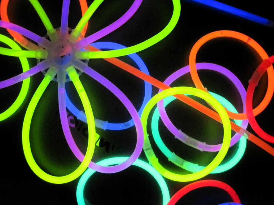 Shining color lights